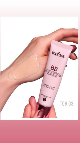 بی بی کرم BB تاپ فیس topface مدل skin editor matte