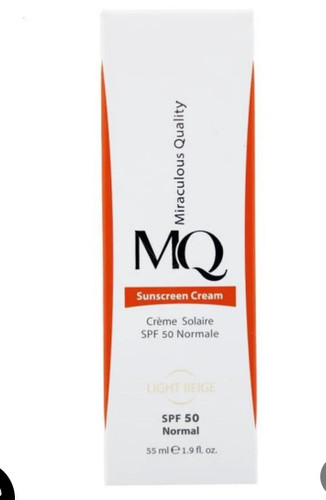 کرم ضد آفتاب ام کیو مدل LIGHT BEIGE NORMAL حجم 55 میلی لیتر